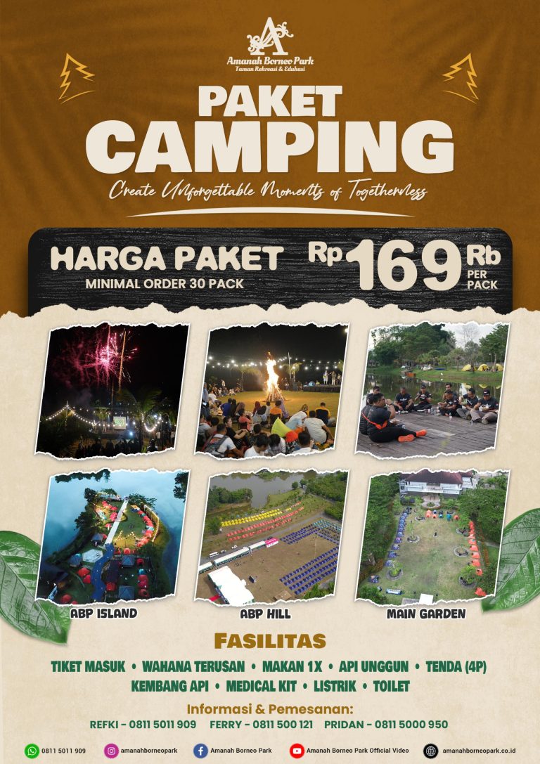 Paket Camping Amanah Borneo Park: Harga Terbaik & Fasilitas Lengkap